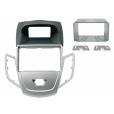 Πρόσοψη Ford Fiesta mod. 08> & Μεταλλική Βάση. (Ασημί)