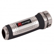 Λεβιές Χειροφρένου Κουμπωτό Ασημί/Μαύρο