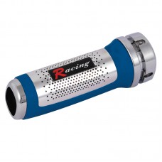 Λεβιές Χειροφρένου Κουμπωτό Ασημί/Μπλε