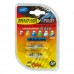 Λαμπάκια LED Πλαφονιέρας C5W/C10W 12V SV8,5-8 7x31MM 3LED Πορτοκαλί (2 τεμ.)