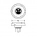 H5 Λάμπα Αλογόνου 12V/100-80W 82mm P45t H5 Λάμπα Αλογόνου 12V/100-80W 82mm P45t