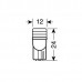 T10 W5W 12V 1SMDx2Chips POWER2 HYPER-LED Λευκό (Καρφωτό Ακάλυκο) (2 τεμ.)
