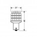 P21W 12V BA15s 36 LED Πορτοκαλί (Μονοπολικό) (1 τεμ.)