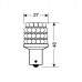 P21W 12V BA15S 36 LED Κόκκινο (Μονοπολικό) (1 τεμ.)