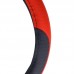 Κάλυμμα Τιμονιού Real PU Sport Desing Μαύρο / Κόκκινο W/Reach Medium 37-39 cm