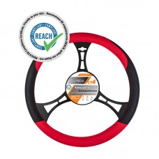 Κάλυμμα Τιμονιού CT4 Μαύρο / Κόκκινο Small 35-37 cm