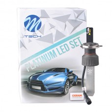 H4 12-24V KIT LED Osram Platinum 5.700K 5200LM KIT SET (Με Ψύκτρα Λεπίδες Φτερού) (2 τεμ.)