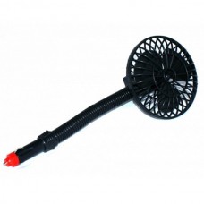 Ανεμιστήρας 12V Μini 14,5 cm (Με Φις Αναπτήρα & Εύκαμπτο Μπράτσο) Πλαστικός/Μαύρος