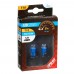 T10 W5W 12V W2.1x9.5d Μπλέ Διάθλασης (Καρφωτό Ακάλυκο) (2 τεμ.)