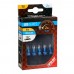 T5 12V W2x4.6d LED Μπλε Διάθλασης (Καρφωτό Ακάλυκο) (5 τεμ.)