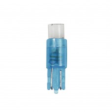 T5 12V W2x4.6d LED Μπλε Διάθλασης (Καρφωτό Ακάλυκο) (5 τεμ.)