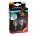 P21/5W 9-32V BAY15D 180LM MEGA-LED16 Διάθλασης Λευκό (Διπολικό) (2 τεμ.)