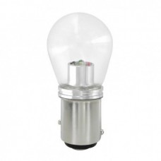 P21/5W 9-32V BAY15D 180LM MEGA-LED16 Διάθλασης Λευκό (Διπολικό) (2 τεμ.)