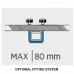 Μπαγκαζιέρα Οροφής Menabo Marathon 320 lt Dark - Μαύρη Ματ 138x79x37cm