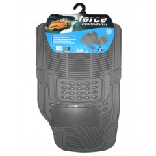 Πατάκια Διεθνή Λάστιχο Σετ (Γκρι) Force Continental Πατάκια Διεθνή Λάστιχο Σετ (Γκρι) Force Continental