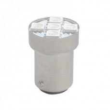 P21/5W 12V BAY15D LED 5XSMD5050 1,2W Premium Λευκό (Διπολικό) (1 τεμ.)