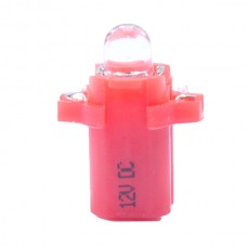 BAX 12V B8,3D 0,2W LED 1XFLUX 5mm Κόκκινο (1 τεμ.)