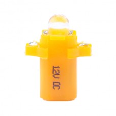 BAX 12V B8,3D 0,2W LED 1XFLUX 5mm Κίτρινο (1 τεμ.)