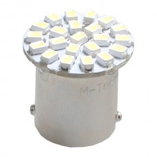 R5W/R10W 12V BA15S 1,44W LED 22XSMD3020 Premium Λευκό (1 τεμ.)