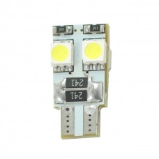 T10 W5W 12V W2,1X9,5D LED 18XSMD5050 Λευκό (Καρφωτό Can-Bus) (1 τεμ.)