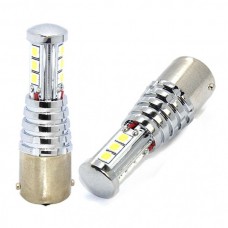 P21W 12V BA15S LED 9X3030CHIP Premium LG Λευκό (Μονοπολικό) (1 τεμ.)