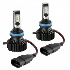 H11 12-24V 6.500K 8.000LM 60W PGJ19-X Halo LED Series 6 Standard 8LED ZES LED KIT (2 τεμ.)