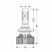 HB3 9005 12-24V 6.500K 8.000LM 60W P20D Halo LED Series 6 Standard 6LED ZES LED KIT (2 τεμ.)