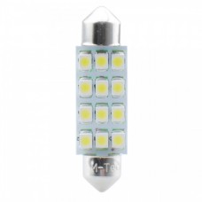 Λαμπάκια LED Πλαφονιέρας C5W/C10W 12V SV8.5 1,5W 41mm LED Osram 12XSMD2835 Μπλέ (2 τεμ.)
