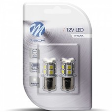 P21W 12V BA15S LED 13XSMD5050 Λευκό (Μονοπολικό) (2 τεμ.)