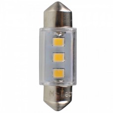 Λαμπάκια LED Πλαφονιέρας C5W/C10W 12V 0,38W SV8.5 36mm LED Osram 3XSMD2835 Λευκό (2 τεμ.)