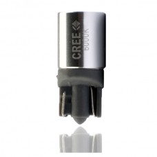 T10 W5W 12V W2,1X9,5D LED 1XCREE Λευκό (Καρφωτό Can-Bus) (2 τεμ.)