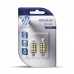 Λαμπάκια LED Πλαφονιέρας C5W/C10W 12V 1,92W SV8,5 41mm Can-Bus+Radiator LED 8XSMD5050 Λευκό (2 τεμ.)