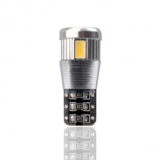 T10 W5W 12V W2,1X9,5D LED 6XSMD5730 Λευκό (Καρφωτό Can-Bus) (2 τεμ.)