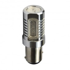 P21/5W 12V BAY15D LED 4XHP 1,5W Premium Κόκκινο (Διπολικό) (2 τεμ.)