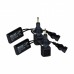 HB3 9005 12V 2X26W 6500K 5200LM 12 LED KIT Series F3 Samsung Με Ψύκτρα και Υγρό Κλειστού Κυκλώματος (2 τεμ.)