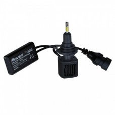 HB4 9006 12V 2X26W 6500K 5200LM 12 LED KIT Series F3 Samsung Με Ψύκτρα και Υγρό Κλειστού Κυκλώματος (2 τεμ.)