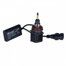 H11 12V 2X26W 6500K 5200LM 12 LED KIT Series F3 Samsung Με Ψύκτρα και Υγρό Κλειστού Κυκλώματος (2 τεμ.)