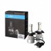 H4 12-24V P43T 6.500K 10.000LM 4X10W COB LED Epistar 1021 C6 KIT Με Ανεμιστηράκι (2 τεμ.)