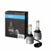 HB4 9006 12-24V 6.500K 10.000LM 4X10W COB LED Epistar 1021 Can-Bus C6 KIT Με Ανεμιστηράκι (2 τεμ.)