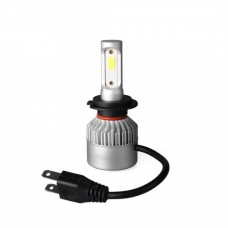 H7 12-24V PX26D 6.500K 10.000LM 4X10W COB LED Epistar 1021 C6 KIT Με Ανεμιστηράκι (2 τεμ.)