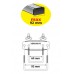 Μπαγκαζιέρα Οροφής Nordrive D-Box 530 lt - Ασημί Γυαλιστερή 203x90x40cm