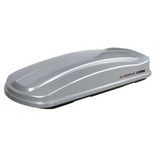 Μπαγκαζιέρα Οροφής Nordrive D-Box 430 lt - Ασημί Γυαλιστερή 190x78x36cm