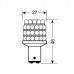 P21/5W 12V BAΥ15d 36 LED Κόκκινο (Διπολικό) (1 τεμ.)