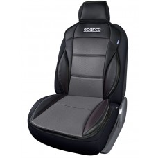 Πλατοκάθισματα Μαύρο- Γκρι Δερματίνη 1τμχ.