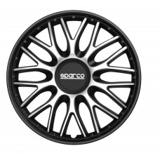 Τάσια Roma Ασημί / Μαύρο 14'' Sparco