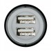  Αντάπτορας Αναπτήρα με Διπλό USB PLUG-IN EVO 90ο 12/24V 2,5A 