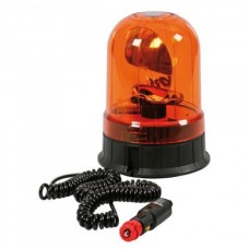 Φάρος RH-2 12V/24V Μαγνητικός με Φις Αναπτήρα Πορτοκαλί 130x195mm 