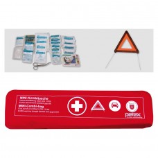 Φαρμακείο Mε Τρίγωνο Υφασμάτινο Kόκκινο