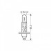 Λάμπα Osram H1 12V 100W P14,5S