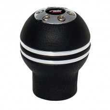 Πόμολο Ταχυτήτων INDIGO Μαύρο Δερμάτινο